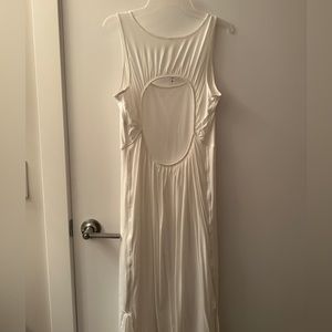 Lululemon Pima Cotton Open back dress (white, size 8)